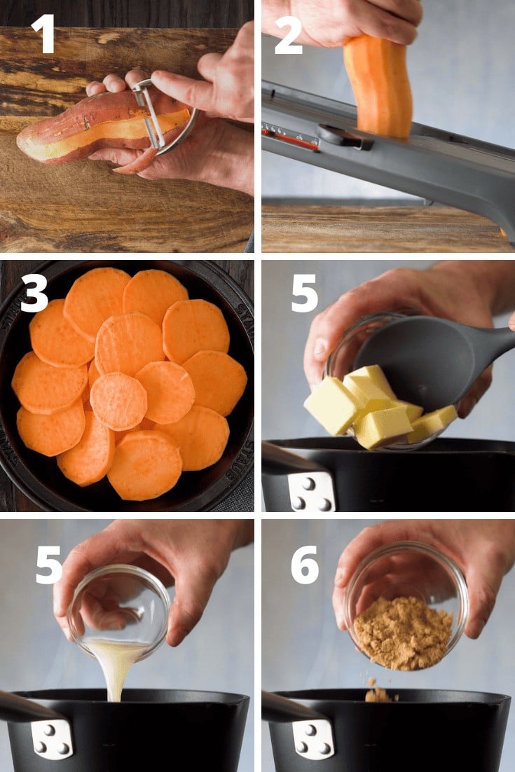 step by step recipe to make candied yams1 Air Fryer Candied Yams in 10 minutes