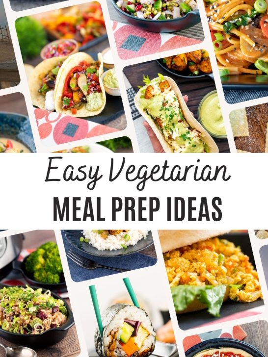 vegetarian meal prep ideas