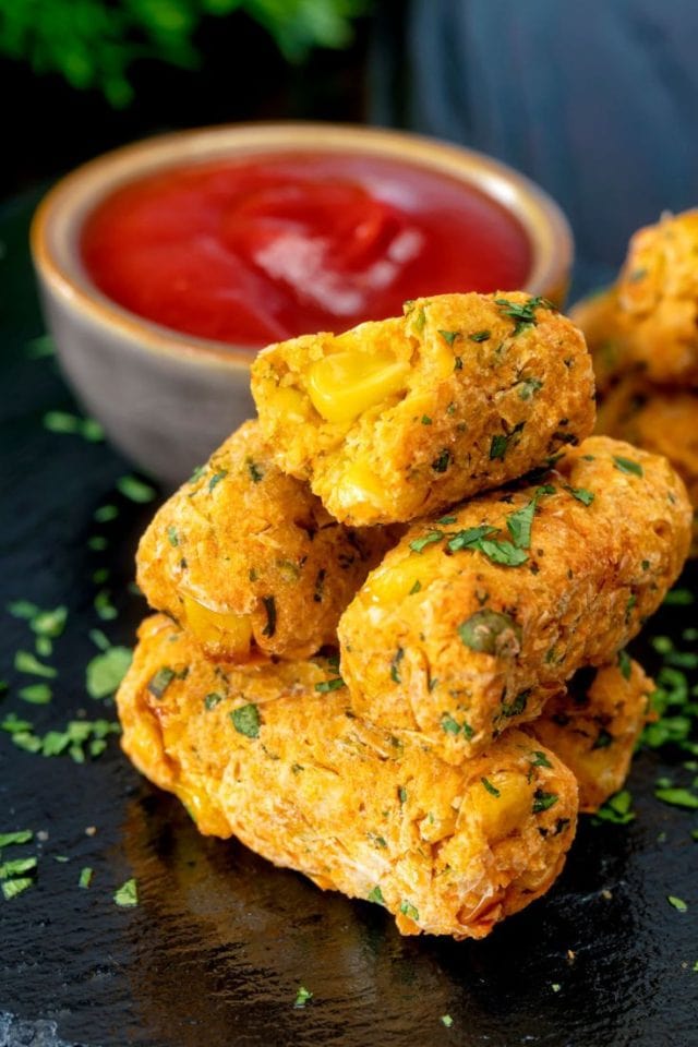 How to Make Corn Nuggets (Air Fryer & Traditional) Recipe