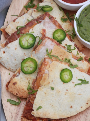 air fryer quesadillas