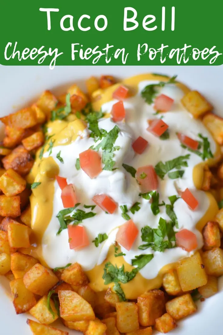 The Best Cheesy Fiesta Potatoes: Copycat Taco Bell Potato Recipe - The ...