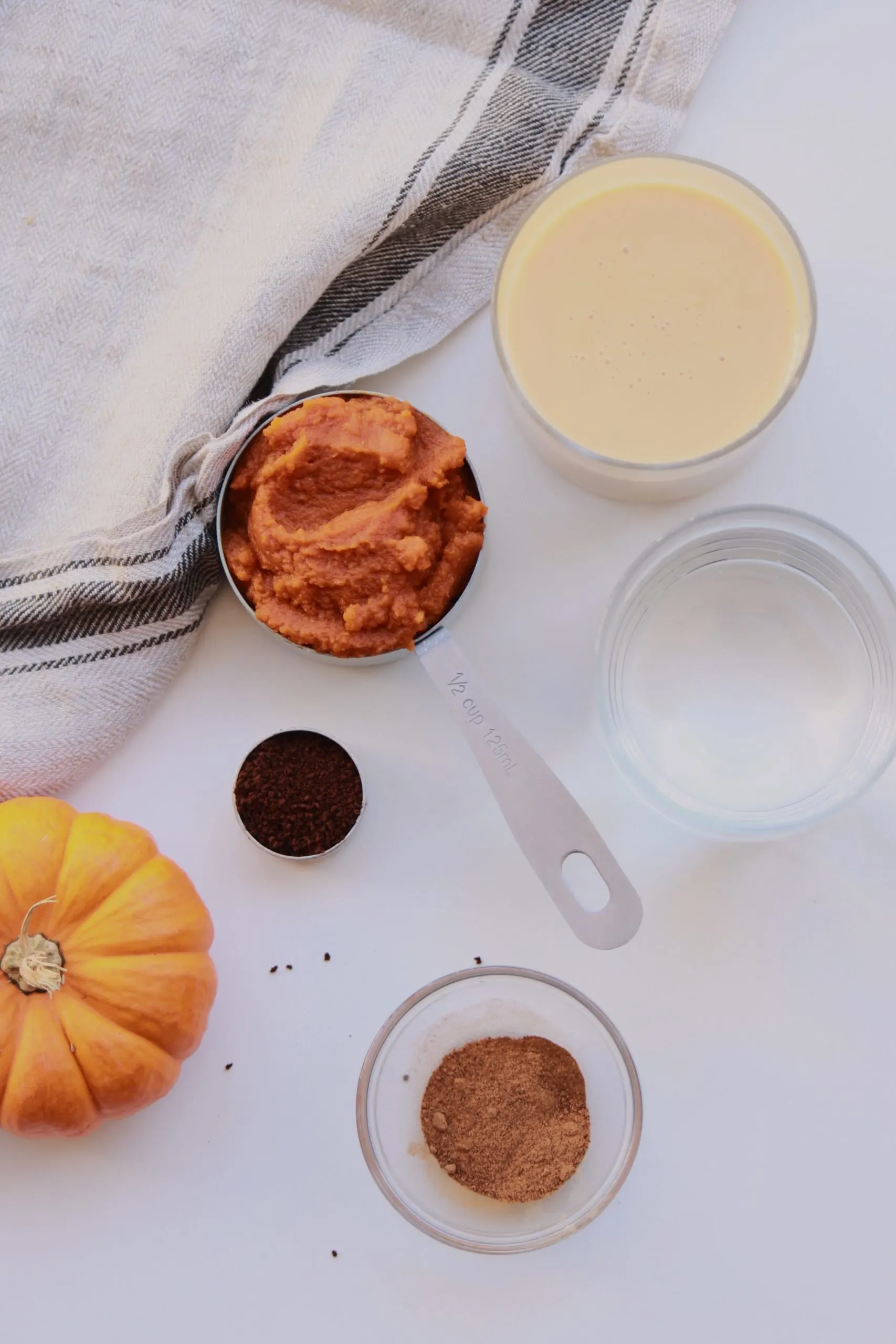Pumpkin Spice Iced Latte Recipe Ingredients