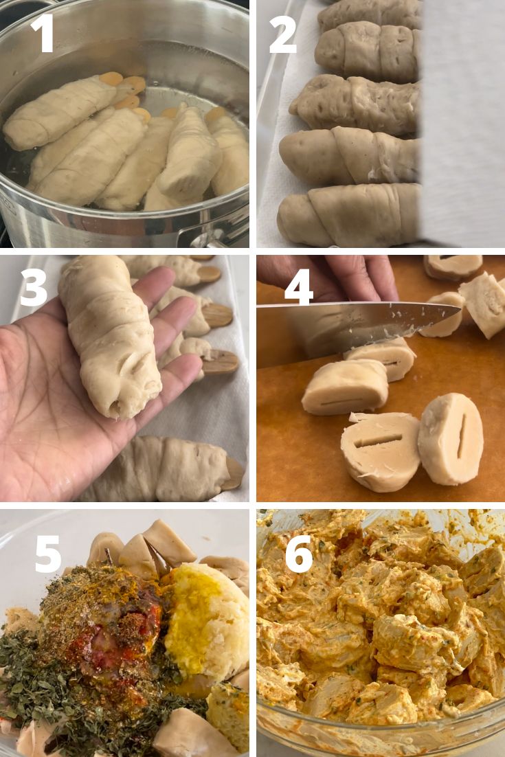 step by step recipe to make tandoori soya chap