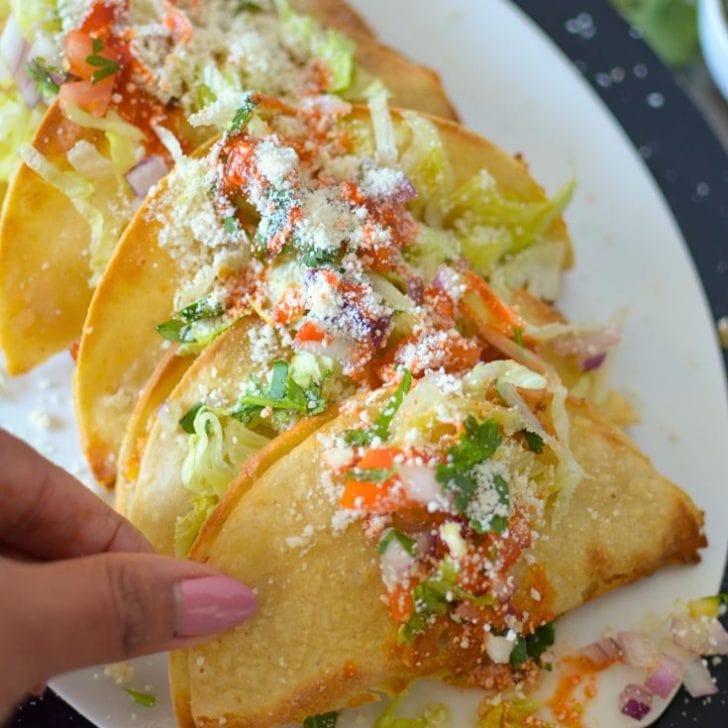 Mexican Tacos De Papa / Taco Dorados Video Recipe