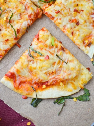 tortilla pizza