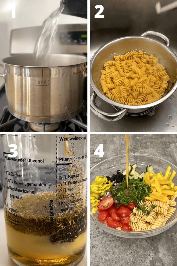 step by step instructions to make vegan pasta salad Best Vegan Pasta Salad: Quick, Easy & Delicious Recipe