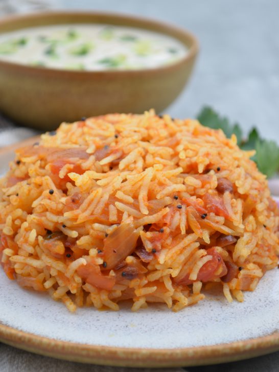 quick easy indian tomato rice