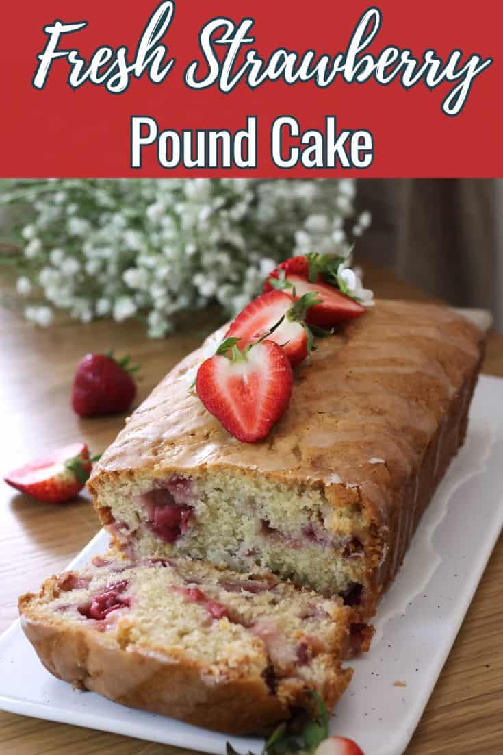 strawberry short pound cake recipe