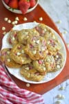 Strawberry cookies are a sweet way to use fresh strawberries when they are in season.This delightful recipe promises a burst of prominent strawberry flavor in every bite. Quick to make in just 30 minutes, it's perfect for satisfying your cookie cravings!