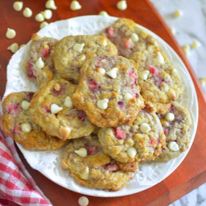 Strawberry cookies are a sweet way to use fresh strawberries when they are in season.This delightful recipe promises a burst of prominent strawberry flavor in every bite. Quick to make in just 30 minutes, it's perfect for satisfying your cookie cravings!