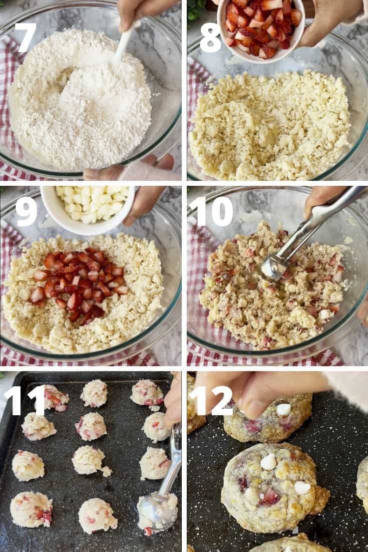 step by step recipe to make Strawberry cookies (1)