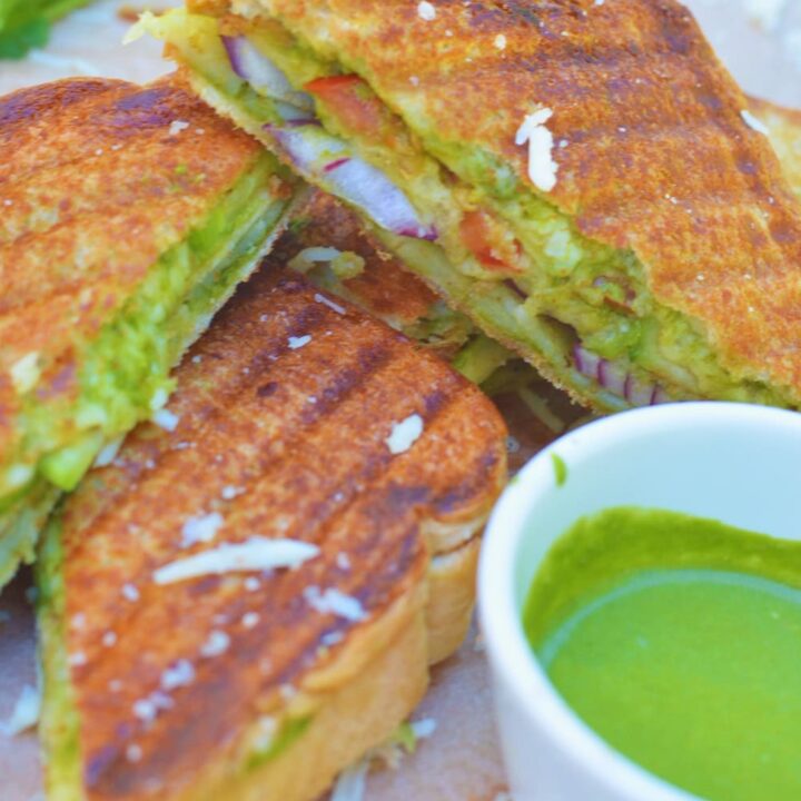 Bombay Grilled Vegetable Sandwich Recipe