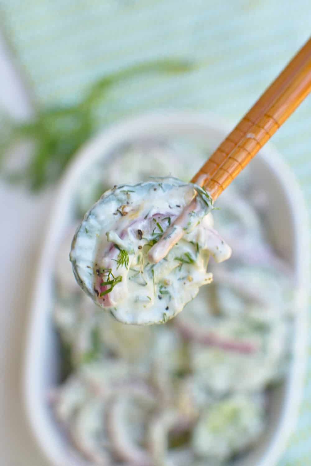 Creamy Cucumber Dill Salad