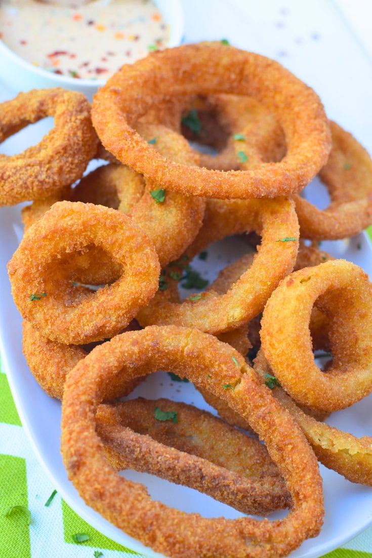 Frozen Onion rings in air fryer