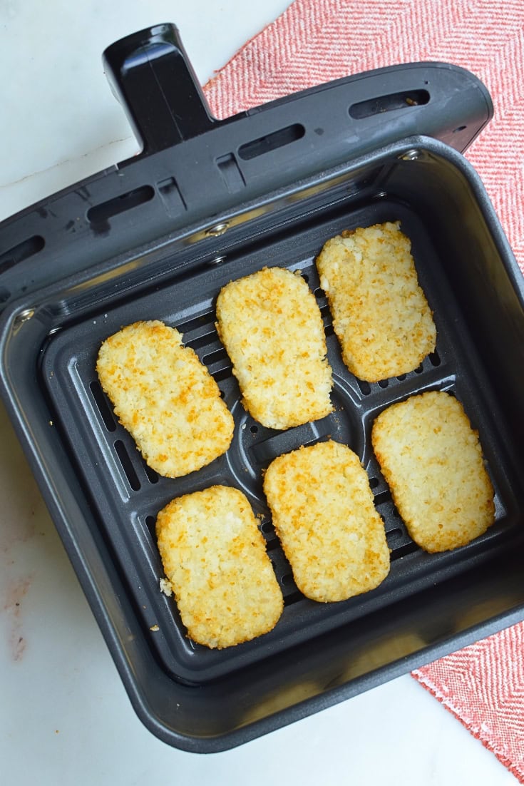 Frozen Air fryer hash brown patties 