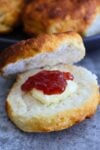 air fryer frozen biscuit with jam