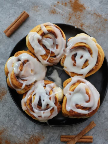 air fryer cinnamon rolls recipe