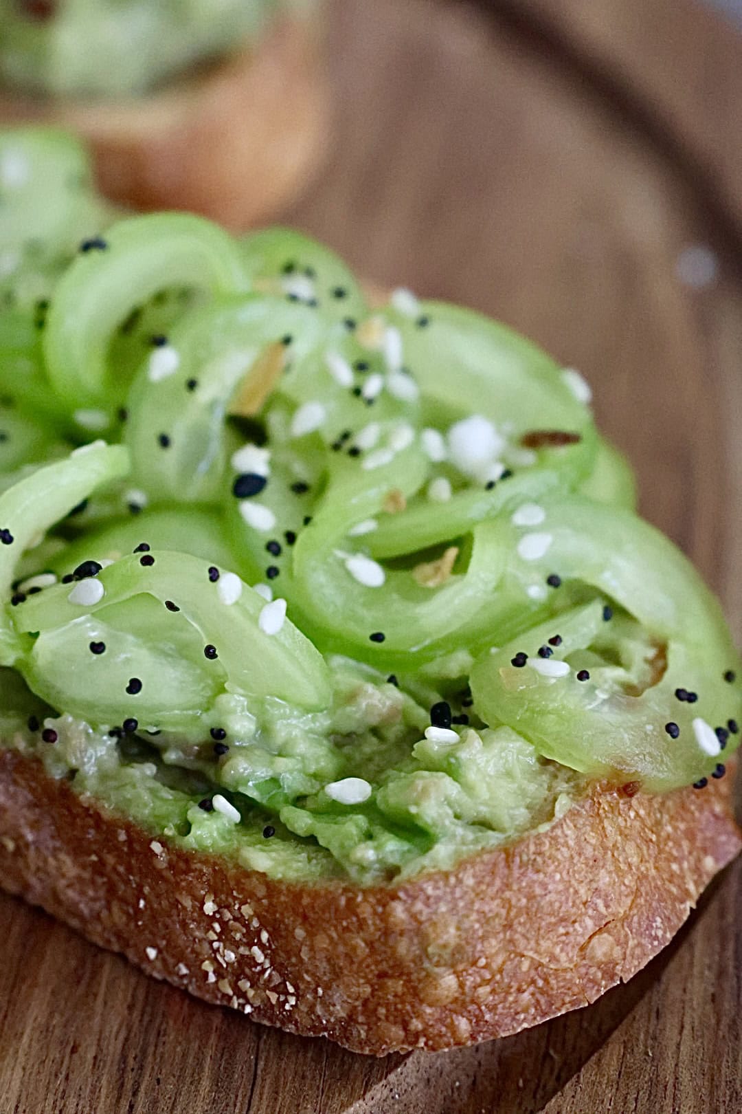 Cucumber Avocado Toast