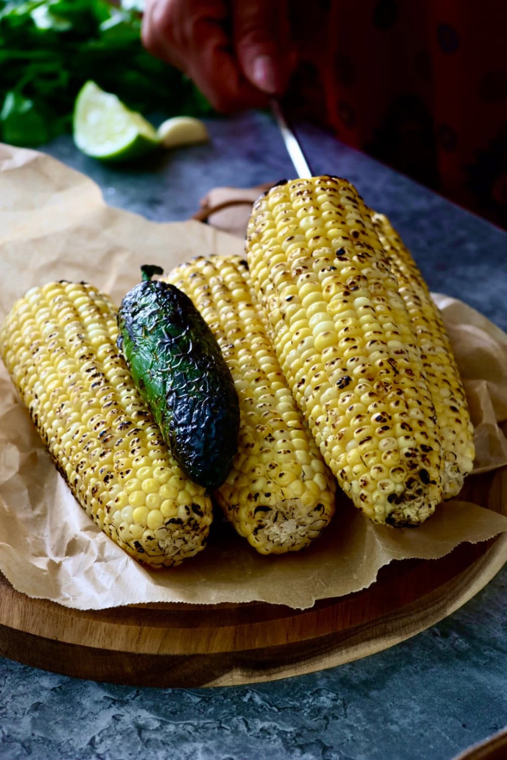 fire roasted corn and jalapeno elote dip