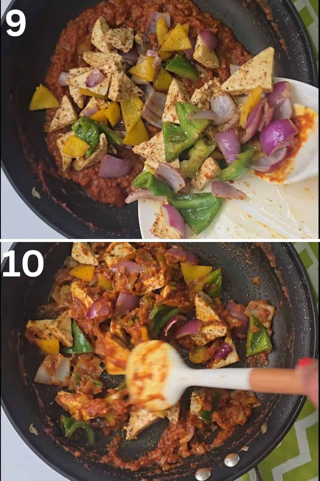 step by step recipe to make Resturant style kadai paneer
