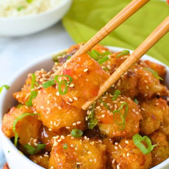 Vegan Orange cauliflower recipe