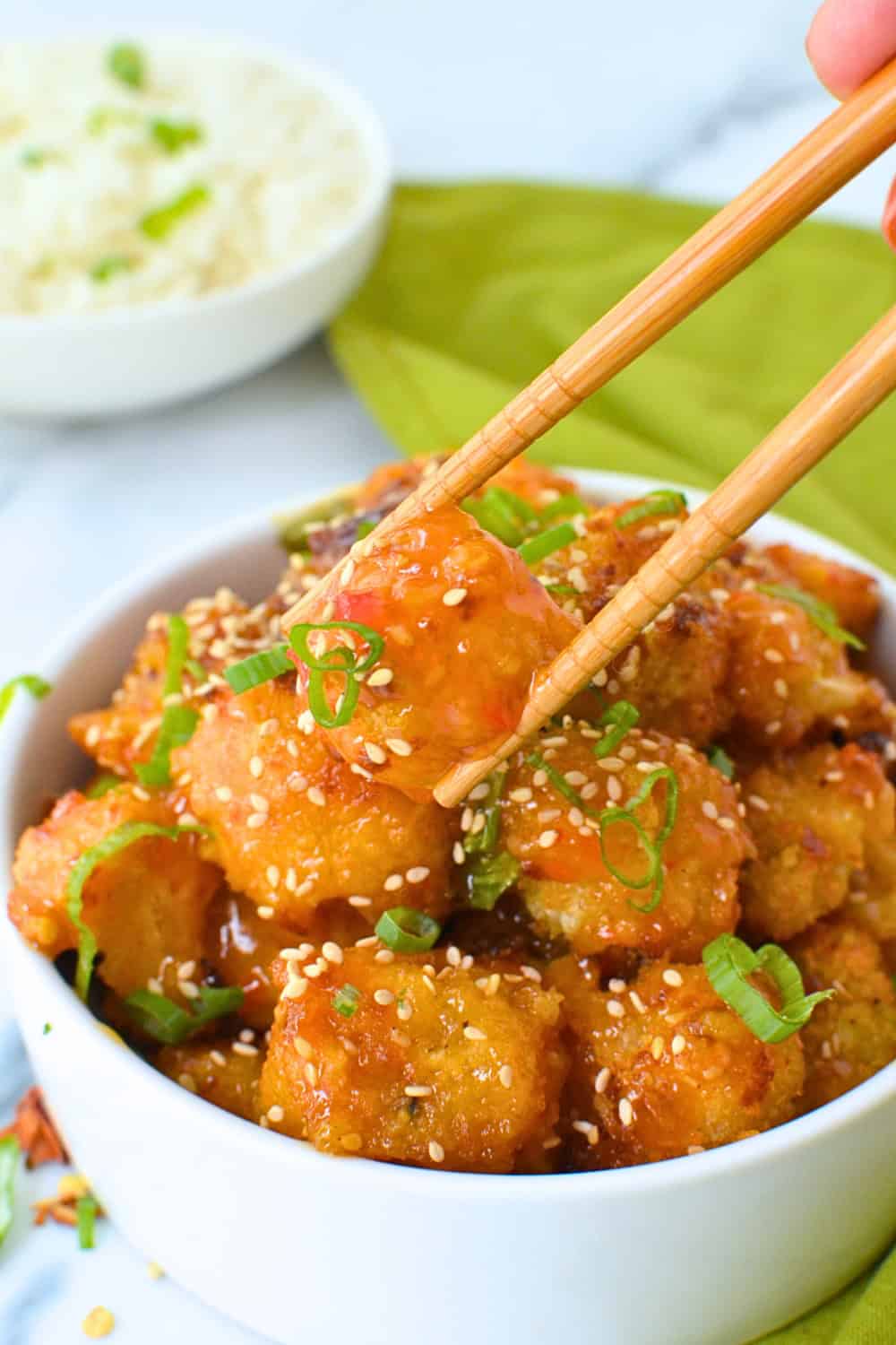 Vegan Orange cauliflower recipe