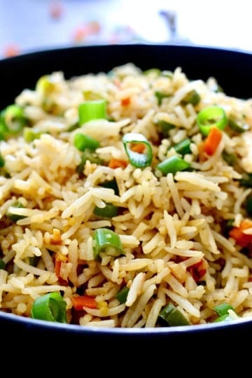 indo chinese veg fried rice