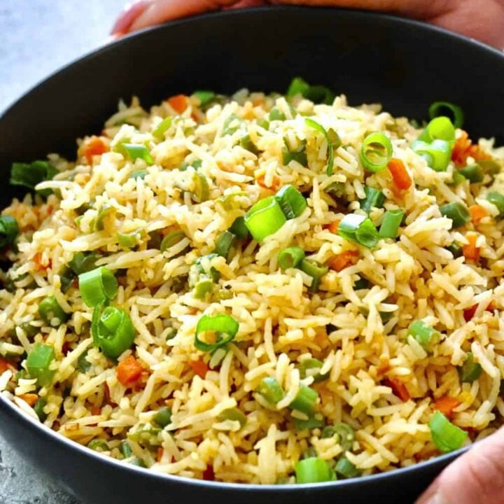 indo chinese street style veg fried rice