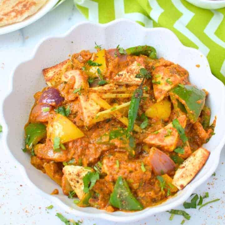 Kadai paneer recipe at home
