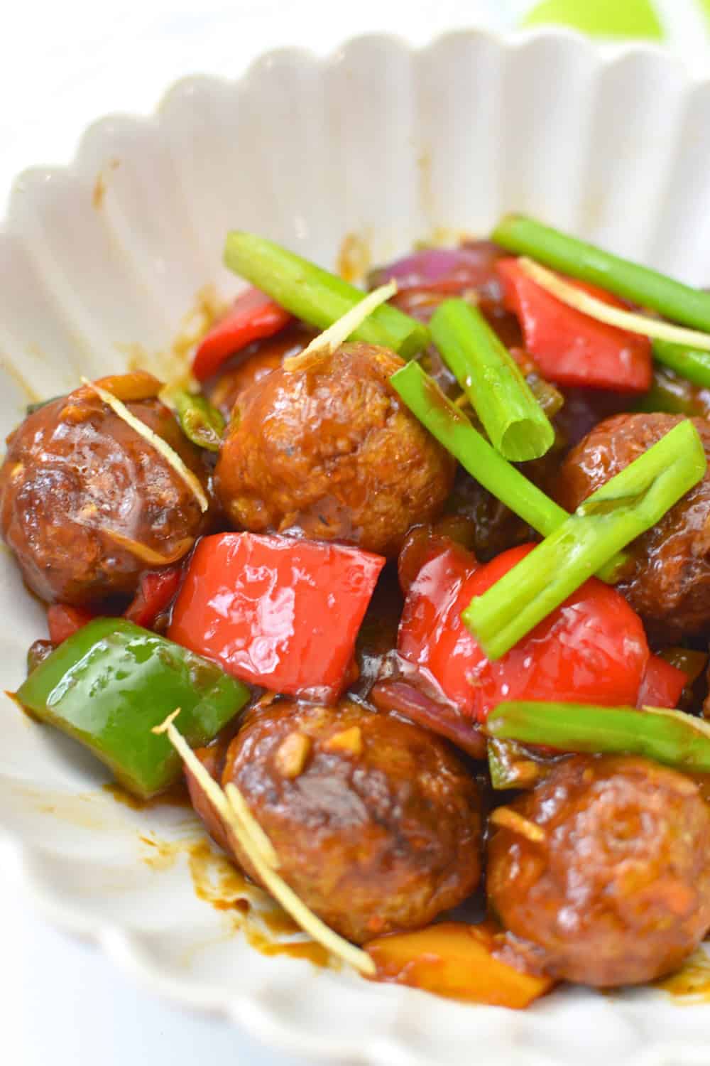 Dry Manchurian recipe made in appe pan