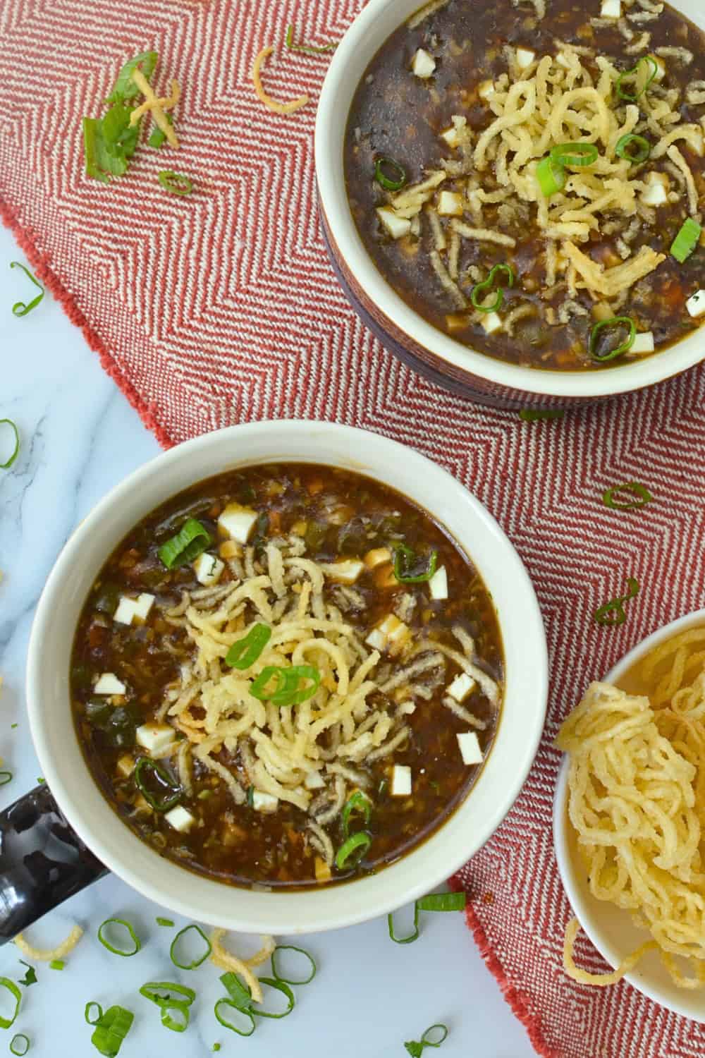 Indo - Chinese veg Manchow soup recipe