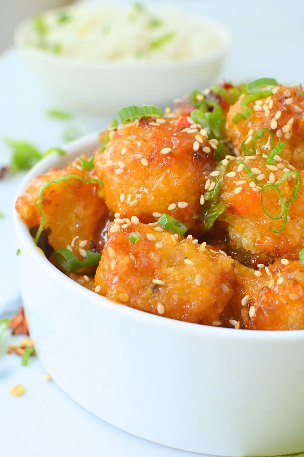 Orange cauliflower recipe (baked and air fried)