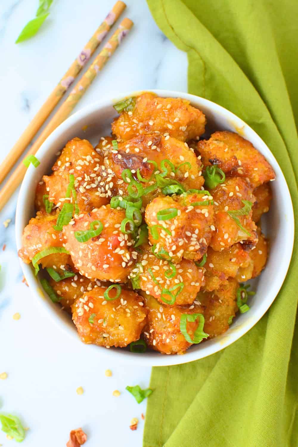Orange Chicken (made with cauliflower) recipe