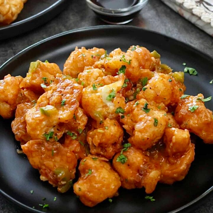 Crispy Dry Gobi Manchurian (Cauliflower Manchurian)
