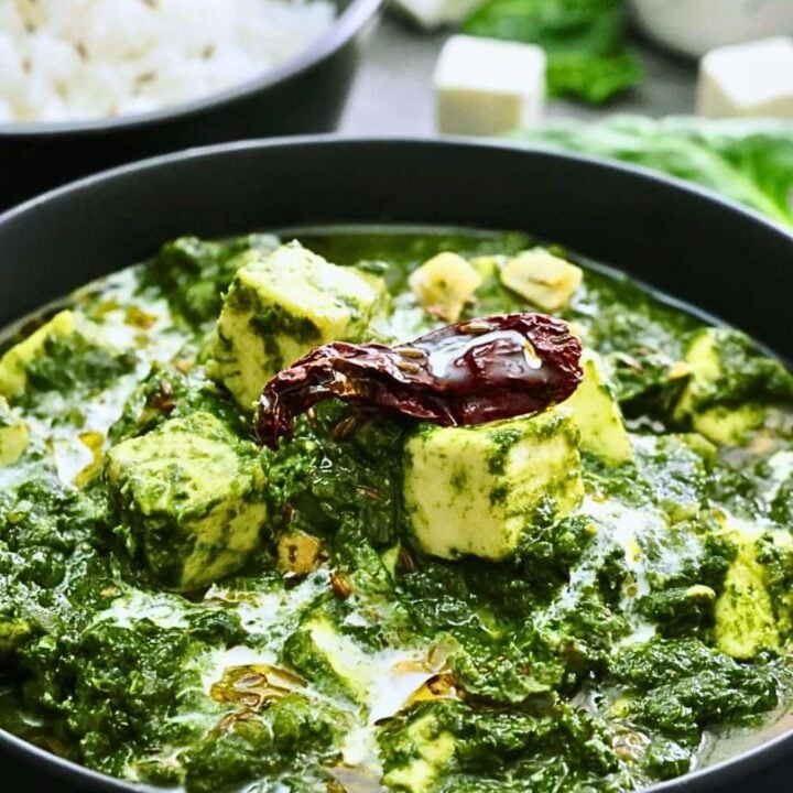 dhaba style palak paneer