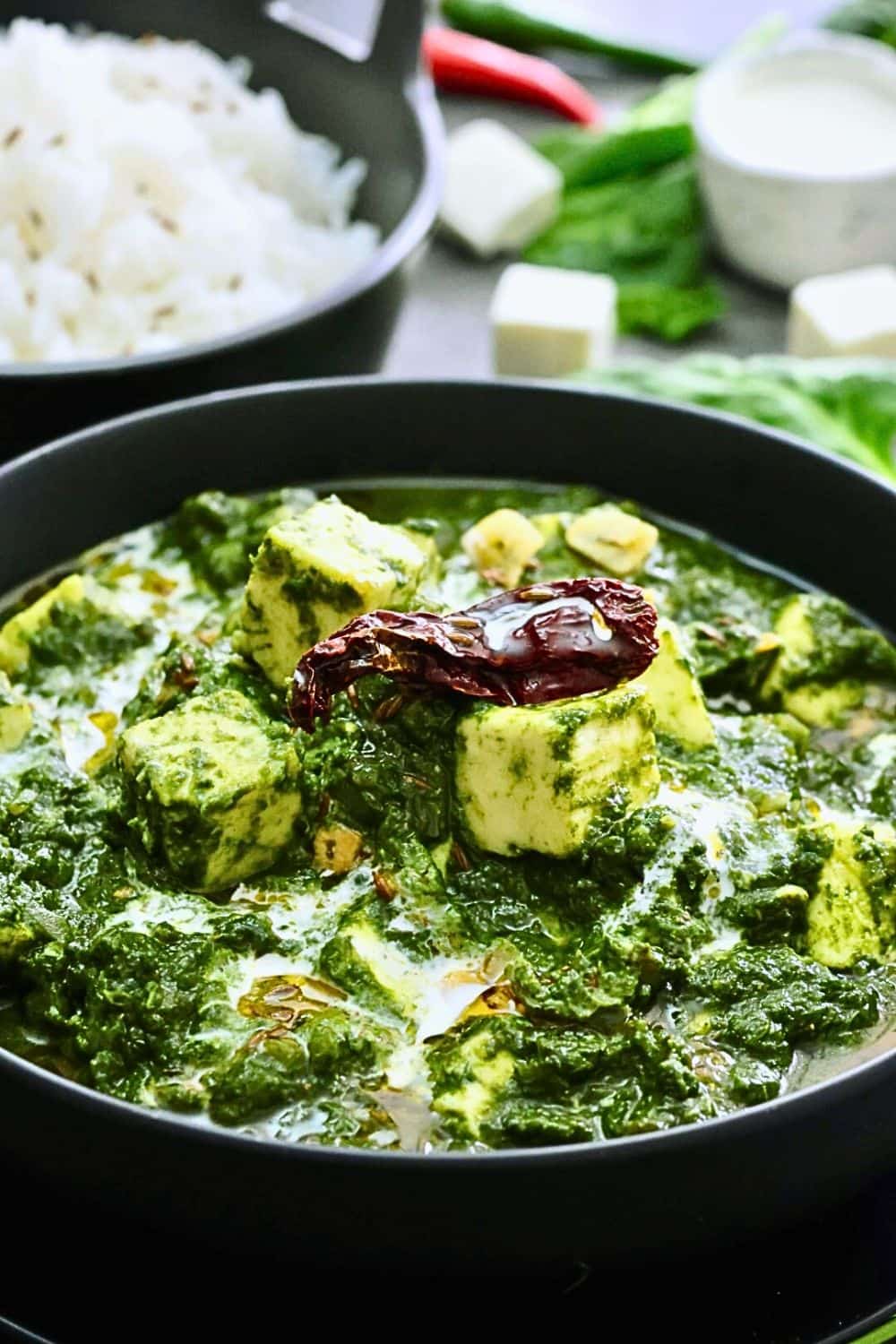 dhaba style palak paneer