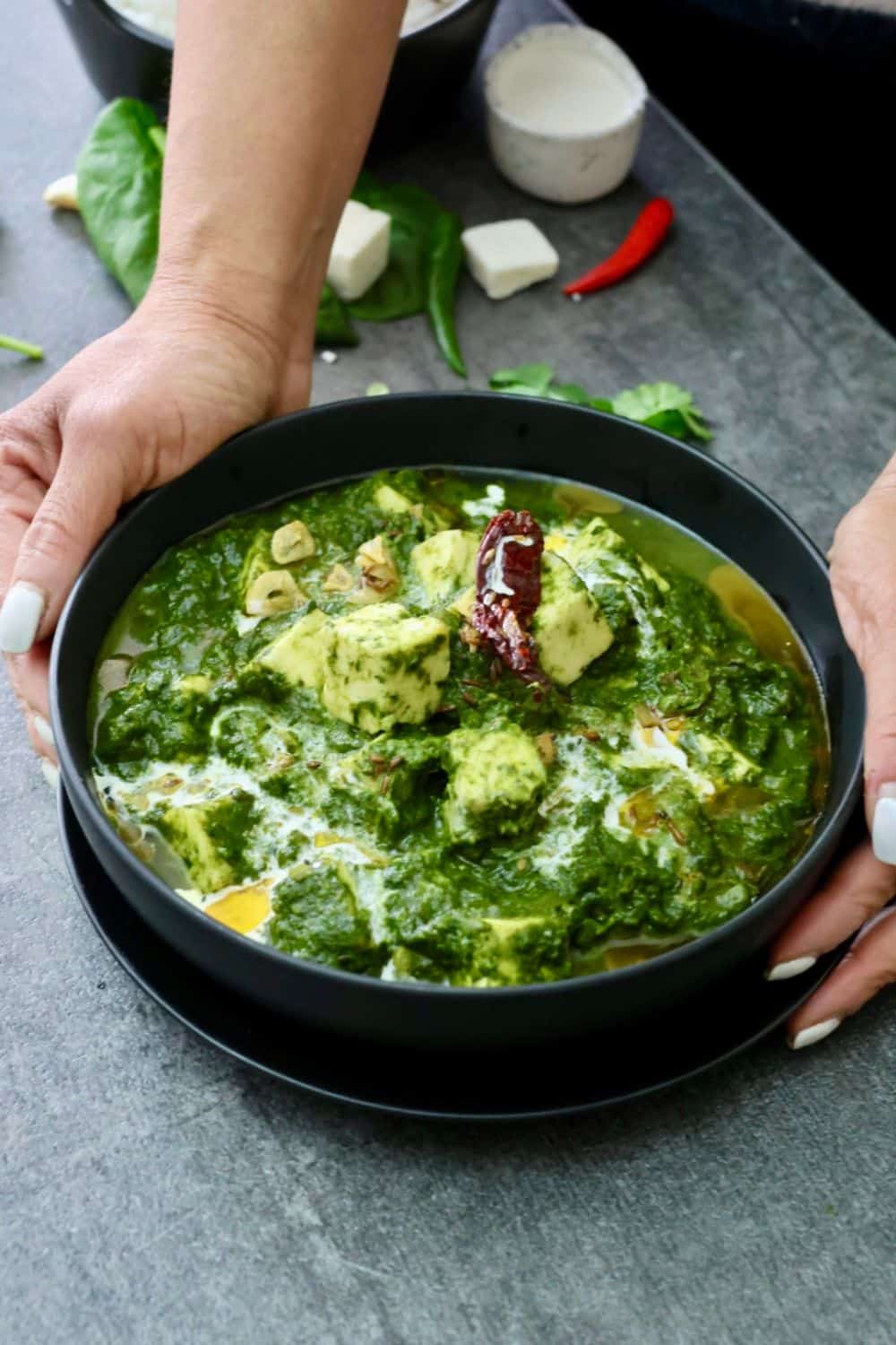 how to make palak paneer