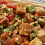 Vegan kung pao tofu