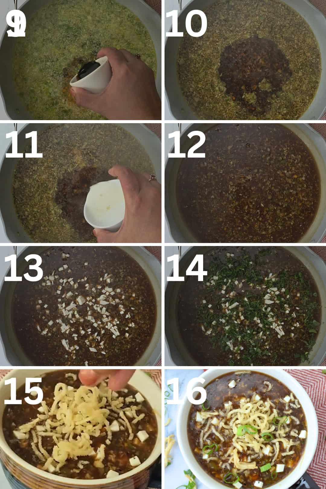 step by step recipe to make Restuarant style veg manchow soup