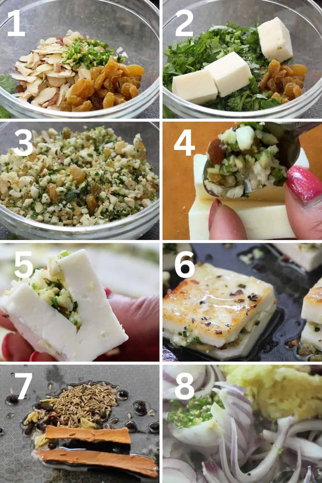 how to make paneer pasanda steps