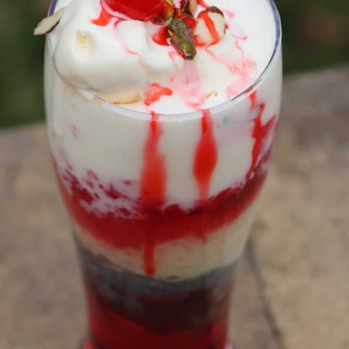 rose falooda recipe