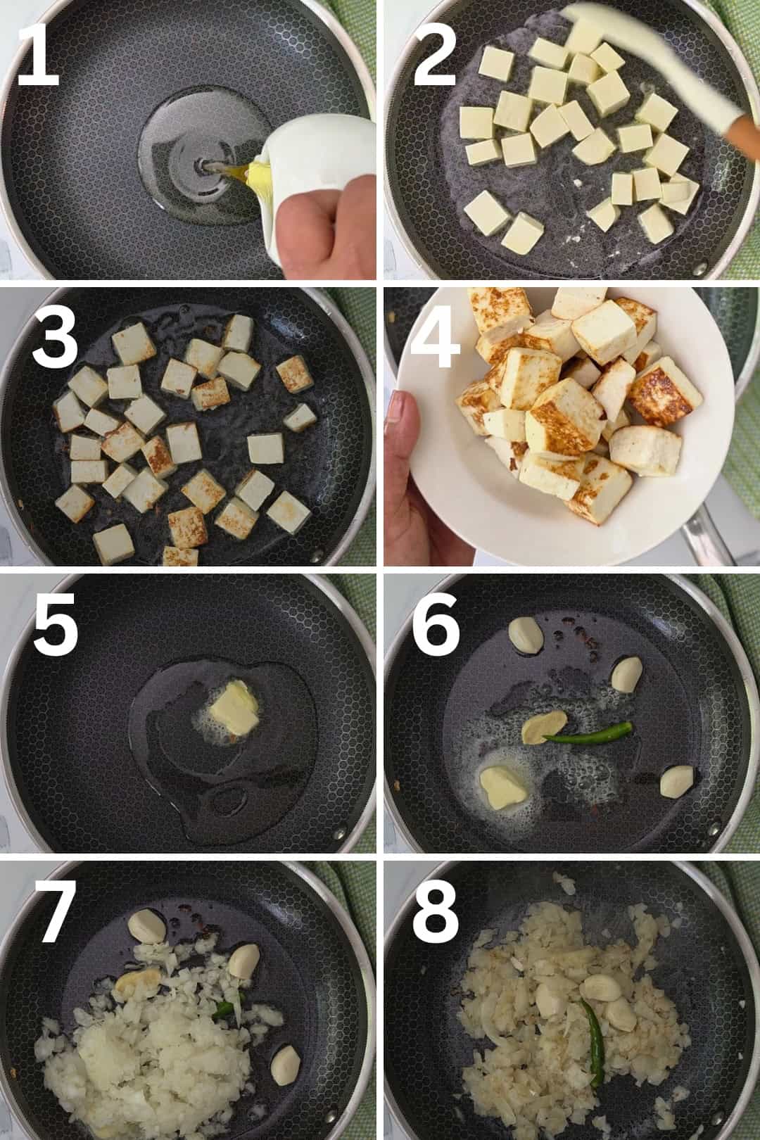 step by step recipe to make paneer lababdaar at home