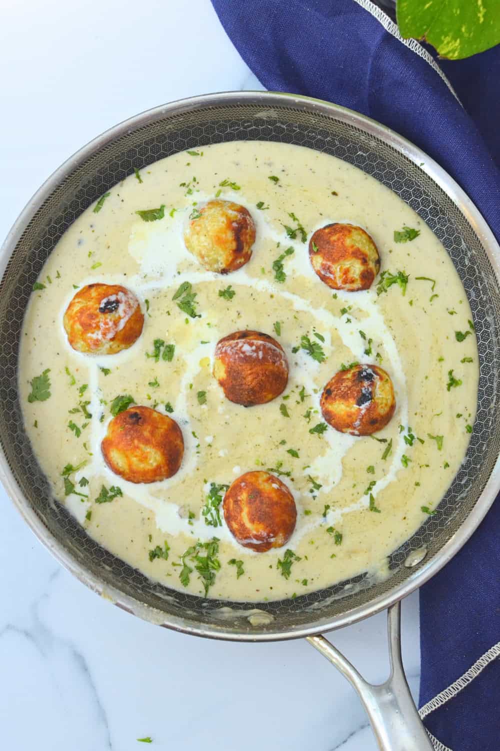 Malai kofta made in appe pan