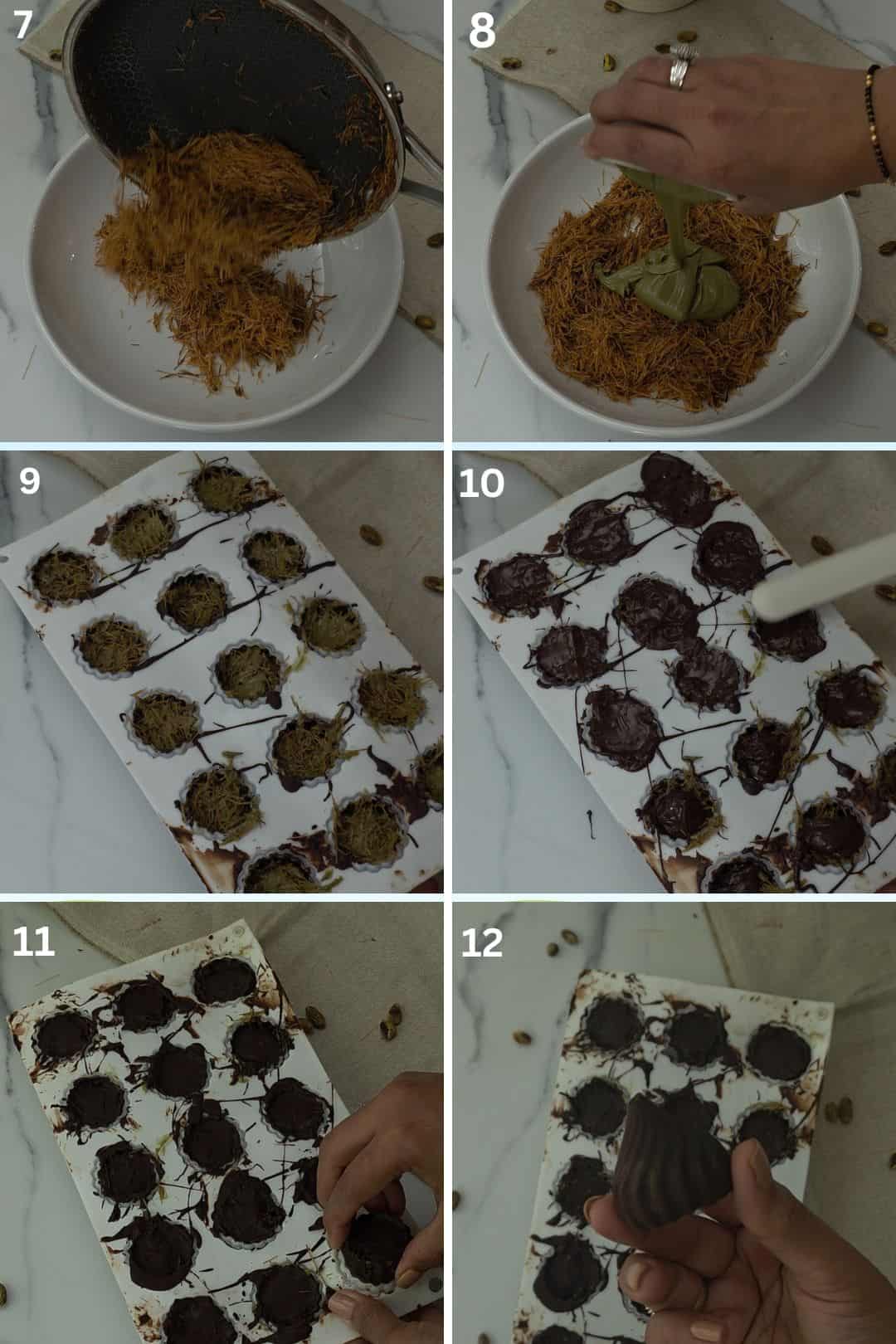 how to make dubai chocolate bite recipe