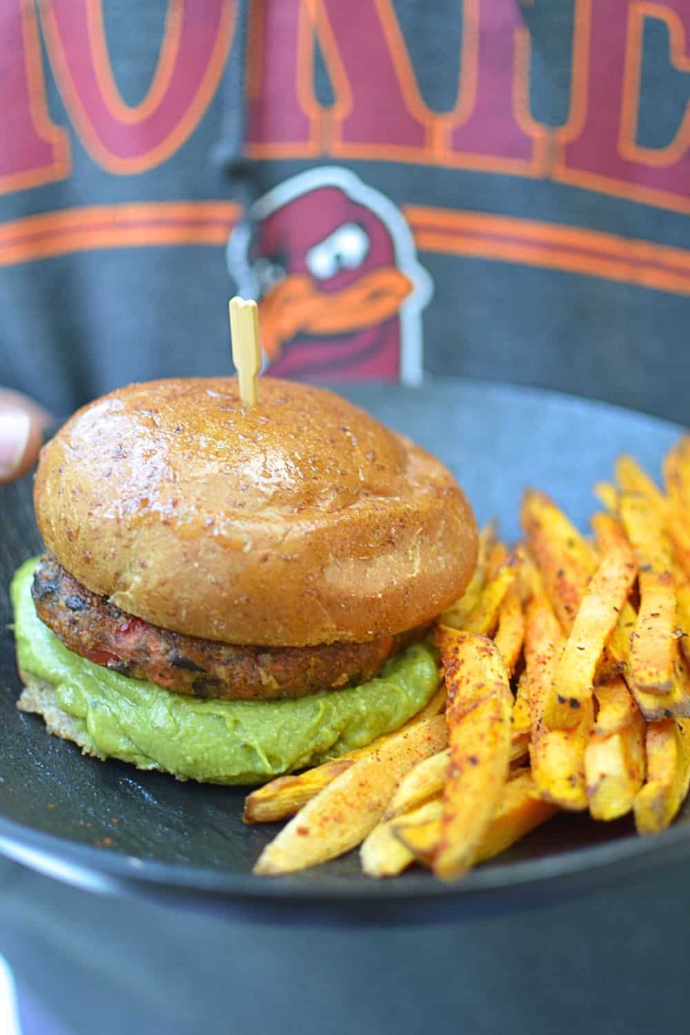 Hungryroot black bean burger with sweet potato fries recipes