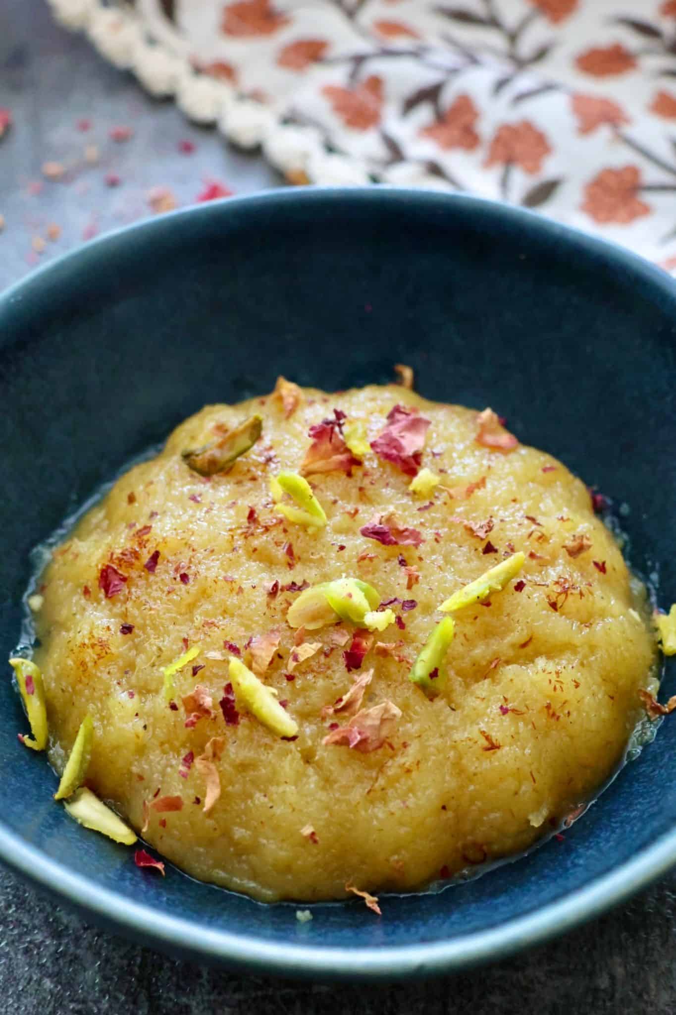 microwave badam halwa recipe