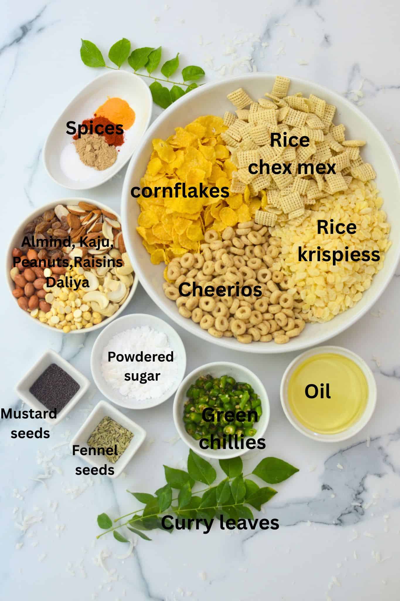 Cereal chivda ingredients list