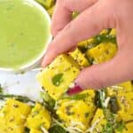 Gujarati khandvi bites