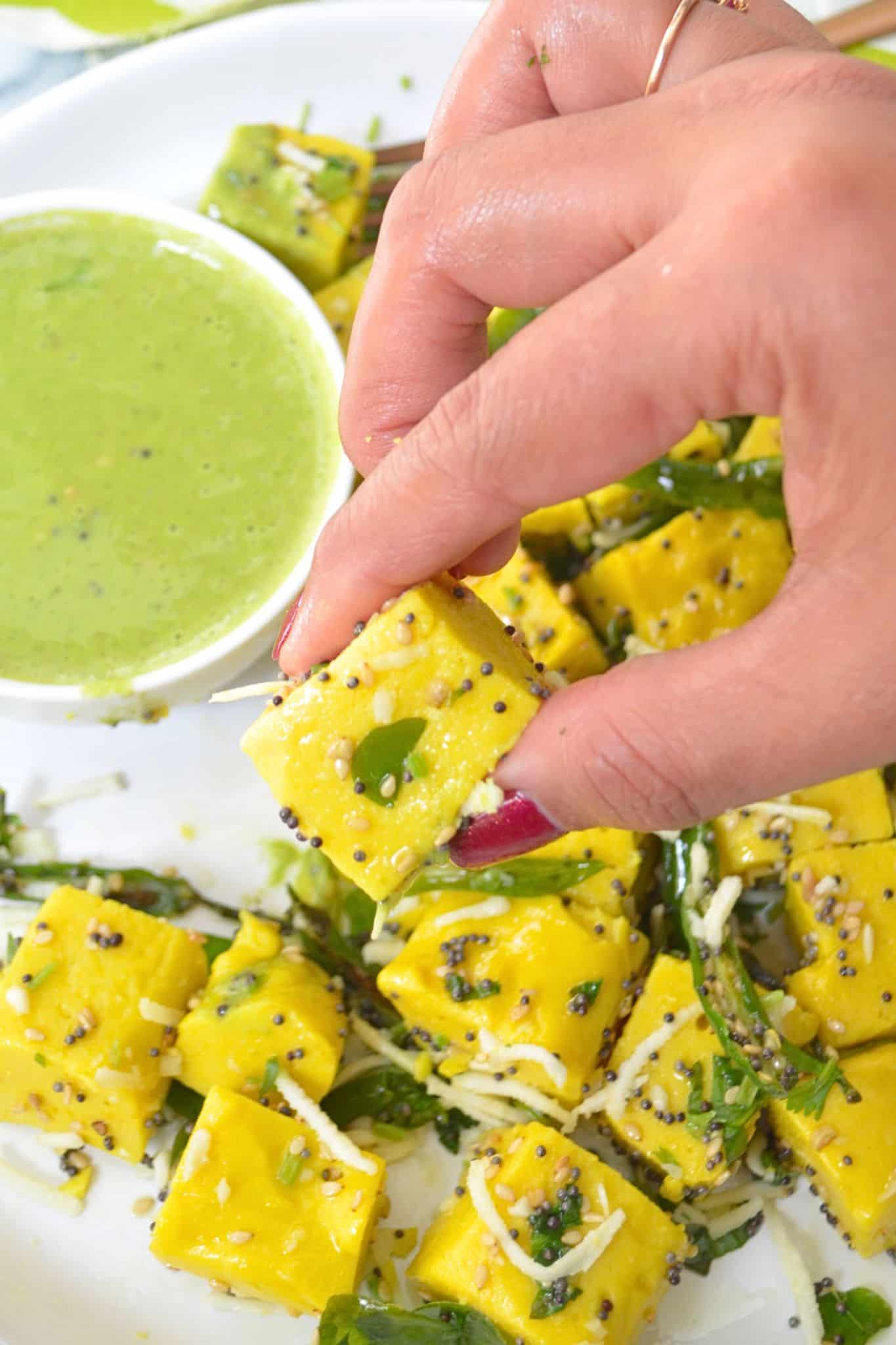 Gujarati khandvi bites