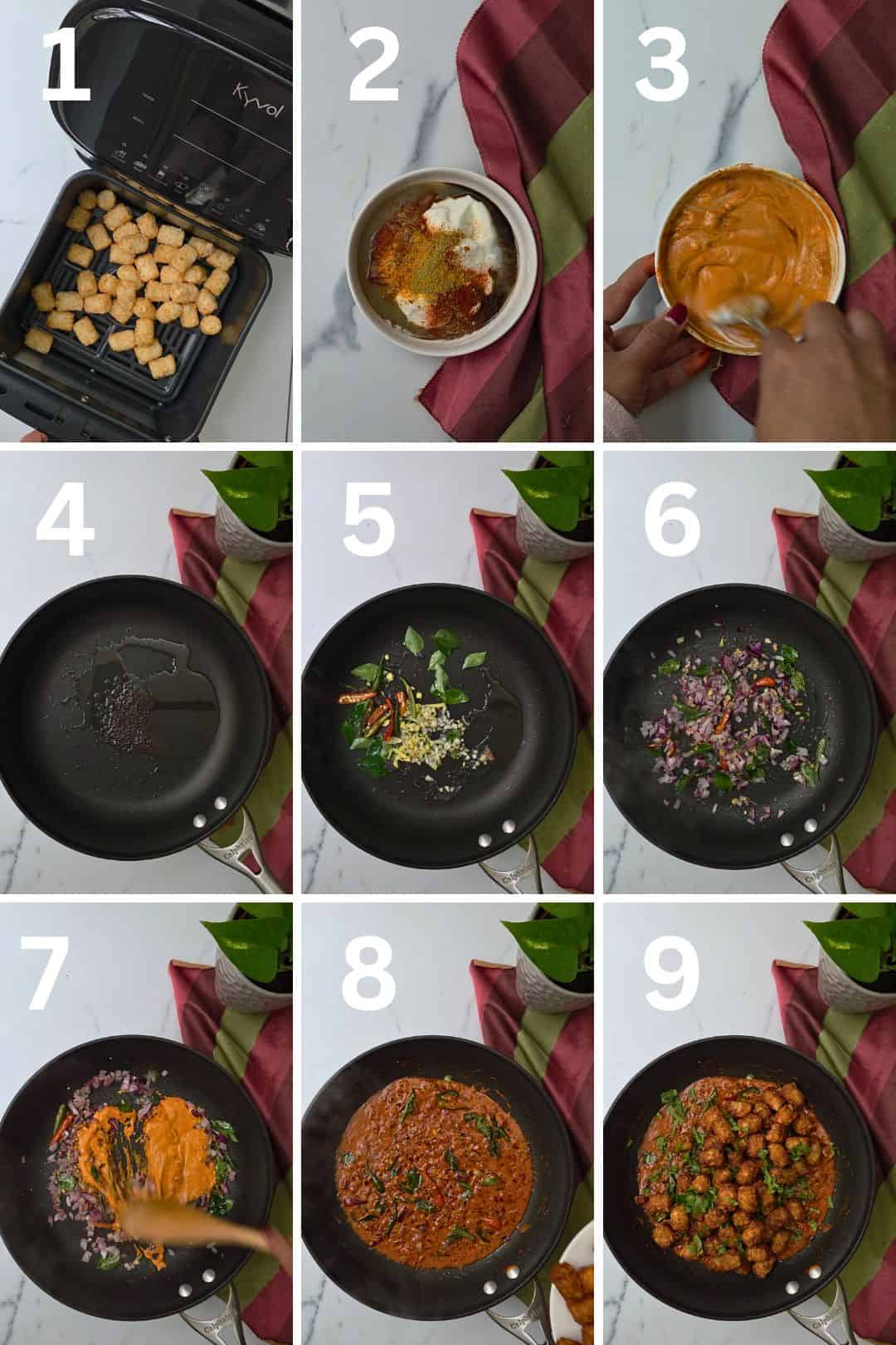How to make Aloo (Potato )65 steps